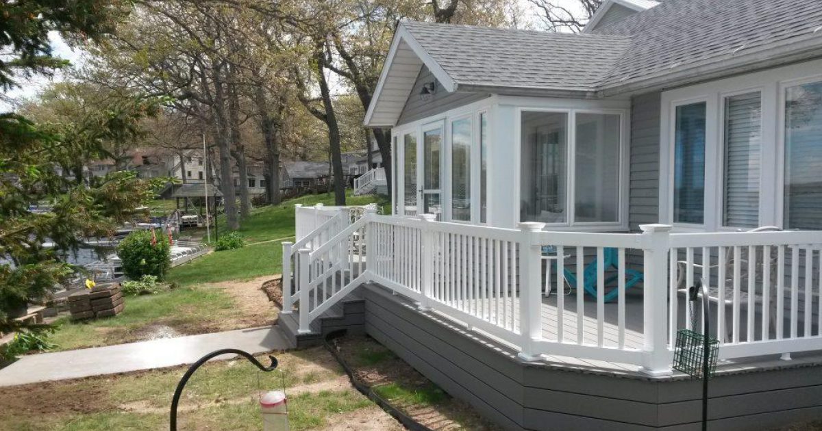 House Remodel in North ster, Indiana D&J Roofing & Construction